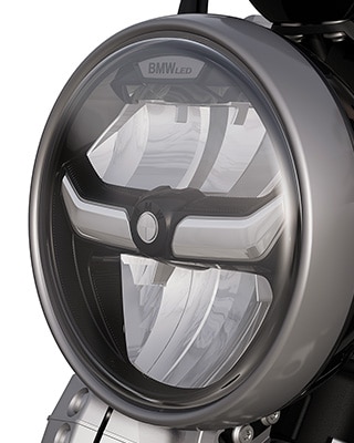 Die R 12 von BMW Motorrad mit LED-Scheinwerfer mit Tagfahrlicht