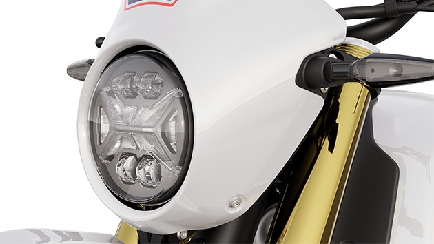Der LED Zusatzscheinwerfer der R 12 G/S von BMW Motorrad