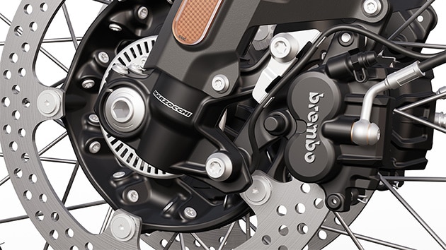 Das Bremssystem mit ABS Pro für die R 12 G/S von BMW Motorrad
