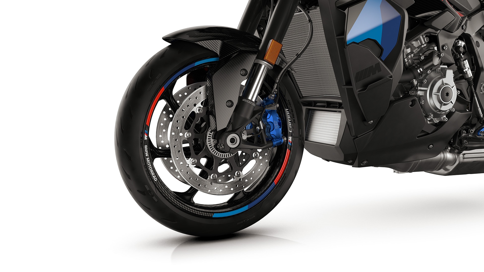 Die optionalen M Carbonräder der M 1000 XR von BMW Motorrad