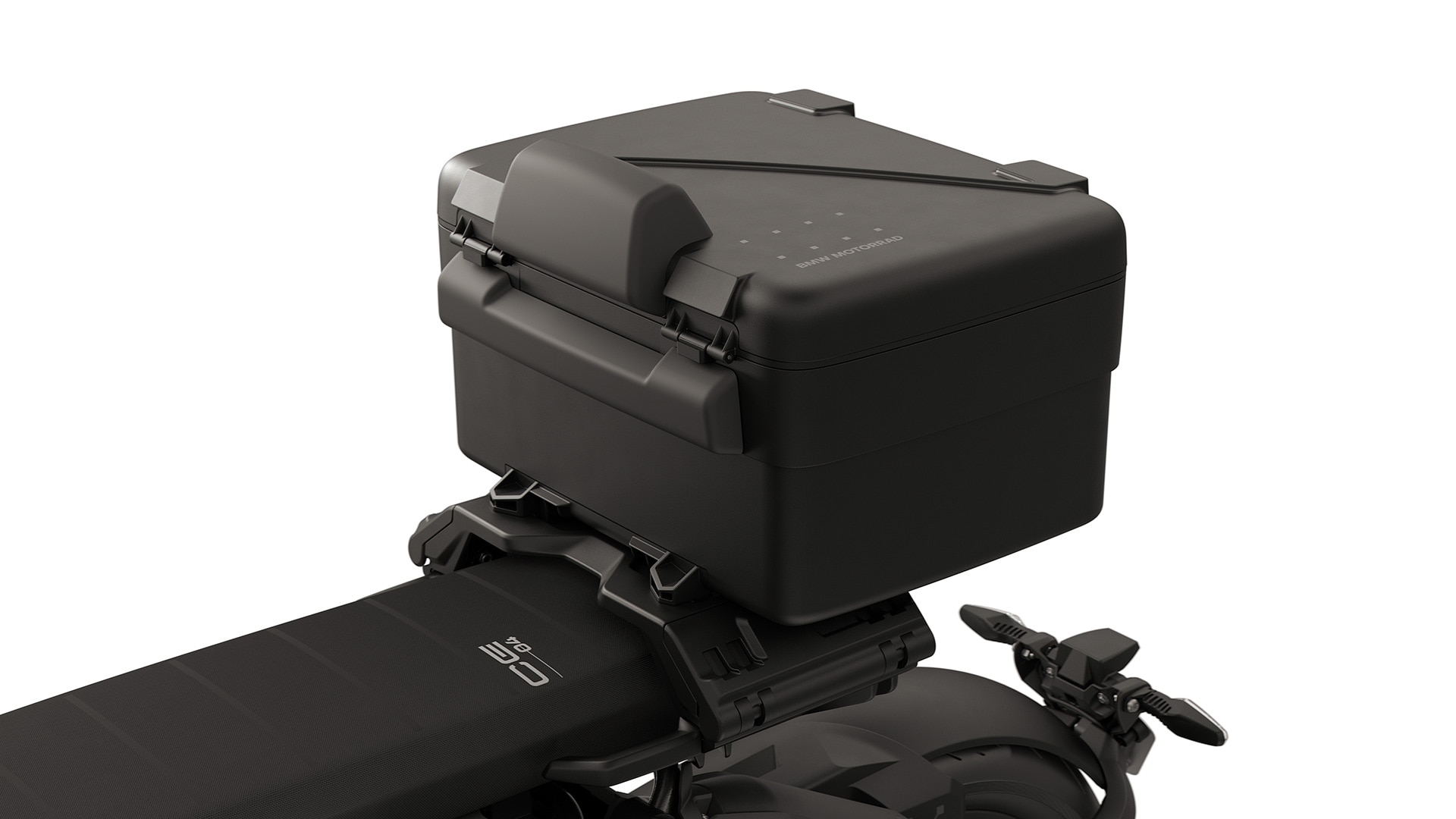 Das Vario-Topcase des CE 04 von BMW Motorrad